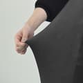 Pikkukuva 3 / 11: TOSCANA samettinen tuolinpäällinen PAKSU MUSTA SAMETTI