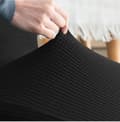 Miniatyrbillede 3 af 11: BETRÆK til SOFA, sovesofa, 1-personers sofa, SORT JACQUARD
