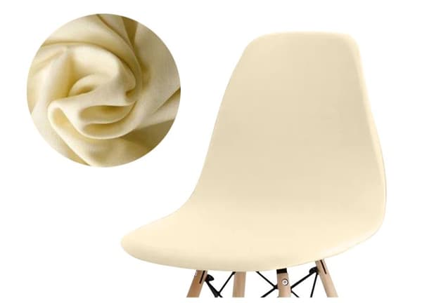 KLÄDSEL Skandinavisk stol CRÈME SMOOTH