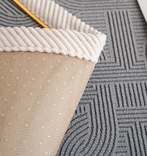 MATTA för SOFFA soffa 90x70 cm, MÖRKGRÅ, GYLLENE KANT