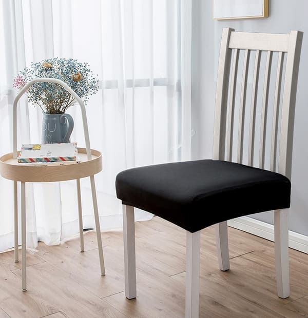 SITTLÄGG stolssits SMOOTH resår SVART