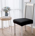 Miniatyrbild 3 av 9: SITTLÄGG stolssits SMOOTH resår SVART