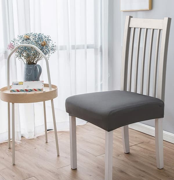 SITTLÄGG stolssits SLÄTT resår MÖRKGRÅ