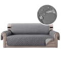 Miniatyrbillede 1 af 8: BETRÆK til SOFA 2-personers sofa 116 cm VANDTÆT GRÅ quiltet