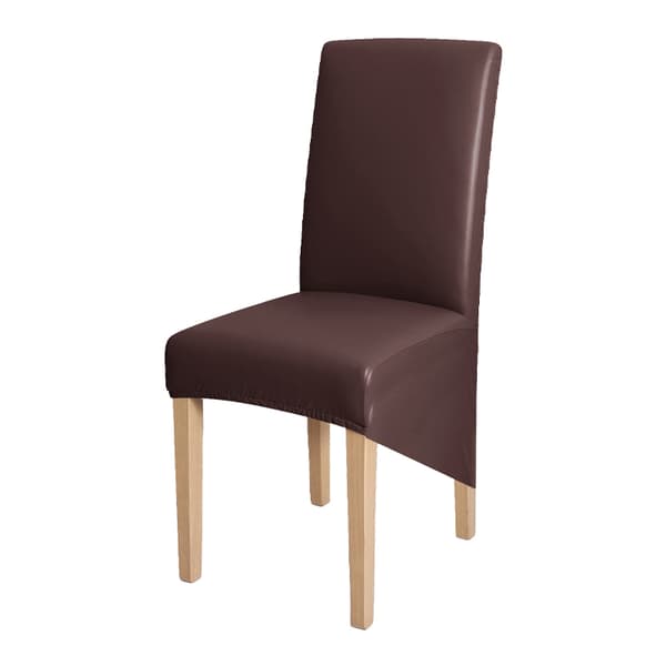 PÄÄLLINEN XXL-tuoliin, selkänojan korkeus 60-75 cm, valmistettu ruskeasta ekonahasta