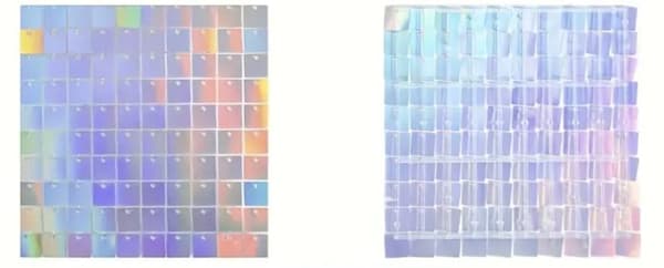 FOTO BAGGRUND SØLV FOTOPANEL VÆG 30x30cm LASER SØLV
