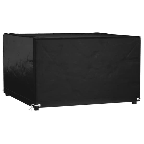 Överdrag för trädgårdsmöbler 8 öljetter 125x125x75 cm fyrkantig