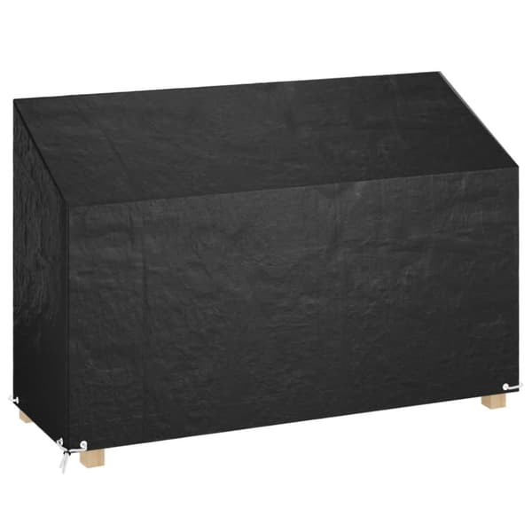 Överdrag för trädgårdsbänk 8 öljetter 190x70x70/88 cm polyeten