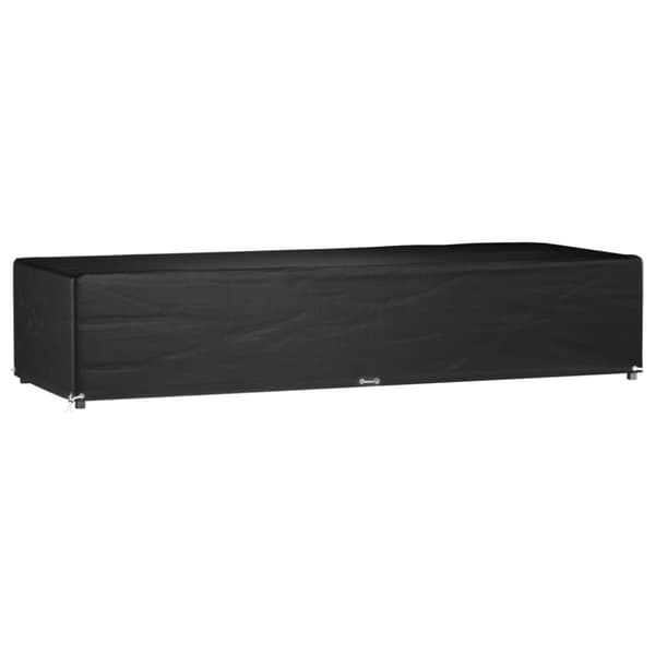Överdrag för solsäng 12 öljetter 205x75x40 cm polyeten