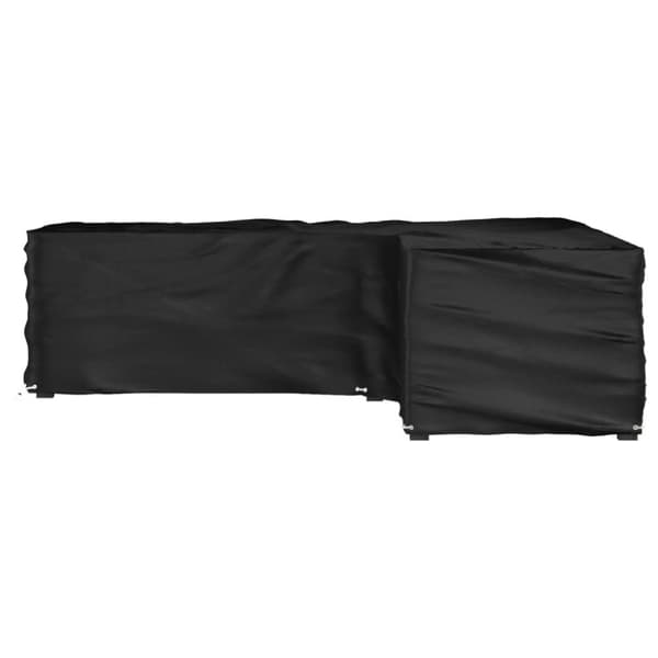 Överdrag för utemöbler 16 ölj. 250x250x70cm L-format