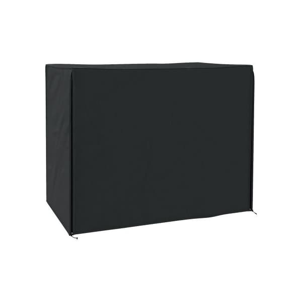 UV-skyddande överdrag för trädgårdssoffa Oxford svart 220 x 125 x 172 cm