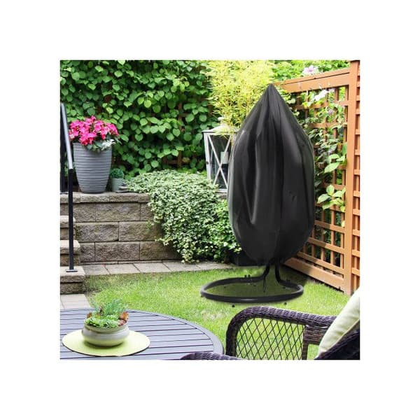 Outsunny vattentålig överdrag för stol med axelremmar 210D Oxford tyg vattentålig överdrag för stol med axelremmar Ø115 x 190H cm