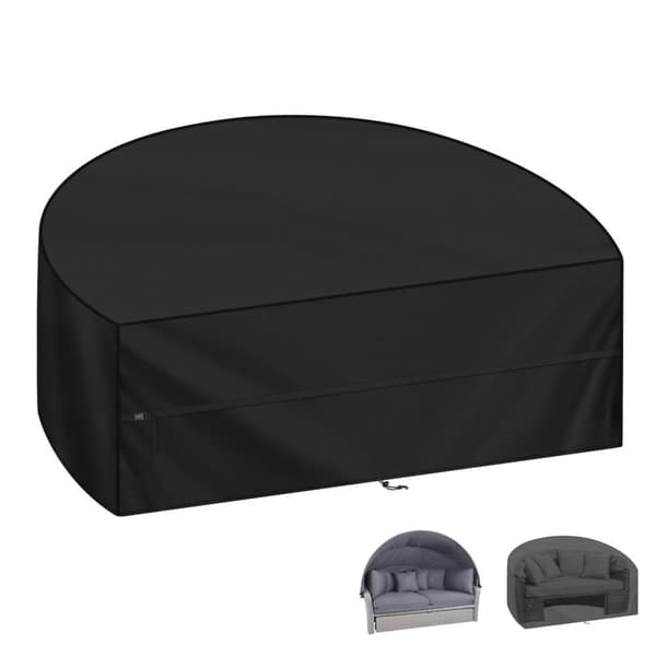 Lollanda Möbelskydd för Utomhusbruk - Skydd Mot Väder och Vind – 205x110x80 cm Skyddsöverdrag för solsängar och loungemöbler