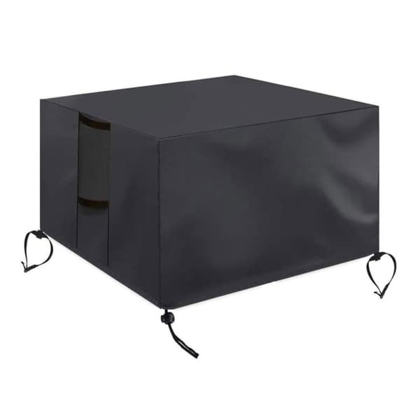Lollanda Vattentätt Möbelskydd i 420D Oxford – UV- och Dammskydd för Utomhusmöbler, Bord, Stolar och Grillöverdrag 76 cm x 76 cm x 63 cm