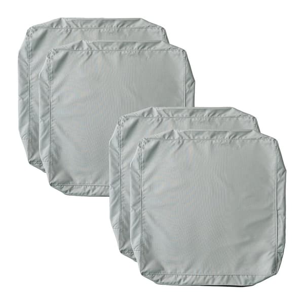 Tyynynpäällinen, vedenpitävä, helppo koota,Vaaleanharmaa 4kpl