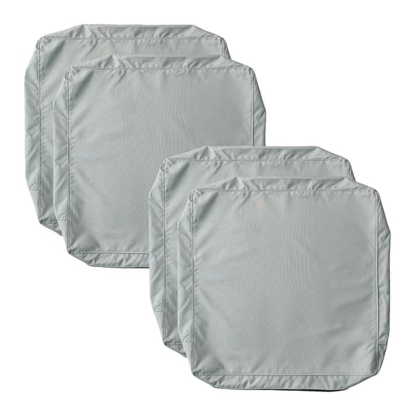 Tyynynpäällinen, vedenpitävä, helppo koota,Vaaleanharmaa 4kpl