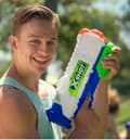Miniatyrbillede 5 af 9: ZURU X-SHOT Warfare Fast-Fill Water Blaster, Blue