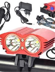 Pannlampor 6000 lm LED LED utsläpps 1 Belysning läge Professionell Lättvikt Slitsäker Camping / vandring / grottforskning Cykling Jakt EU USA Röd Blå