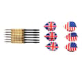 Miniatyrbillede 3 af 4: SportX Dartboard 45 cm med 6 Dart