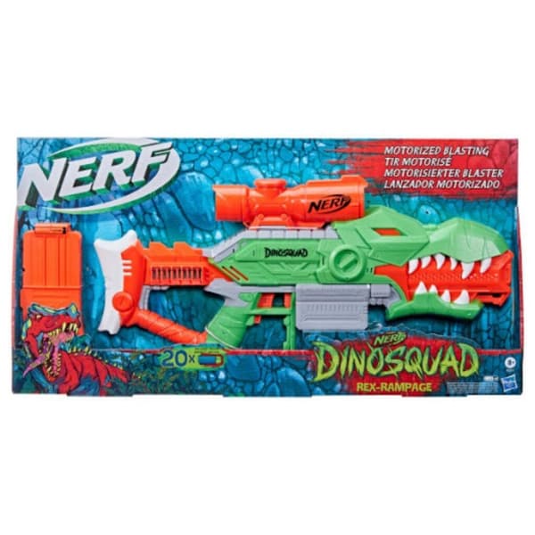 Nerf Dinosquad Rex Rampage Blaster + 20 dart