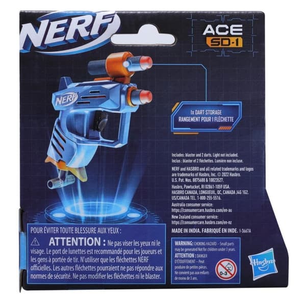 Nerf Elite 2.0 Ace SD-1 Blaster + 2 pilar