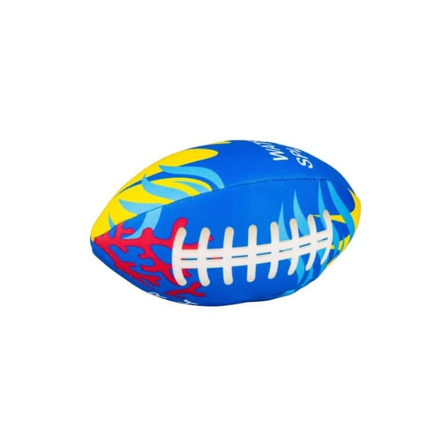 Summertime Soft Water Splash Mini Rugby Ball Geel/Blue W