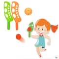 Miniatyrbild 4 av 6: Racquet Set Colorbaby Exterior 4-in-1 20 x 43,5 x 0,5 cm (4 Units)