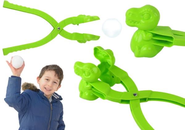 Snow Maker Snowball Machine Grøn Dinosaur