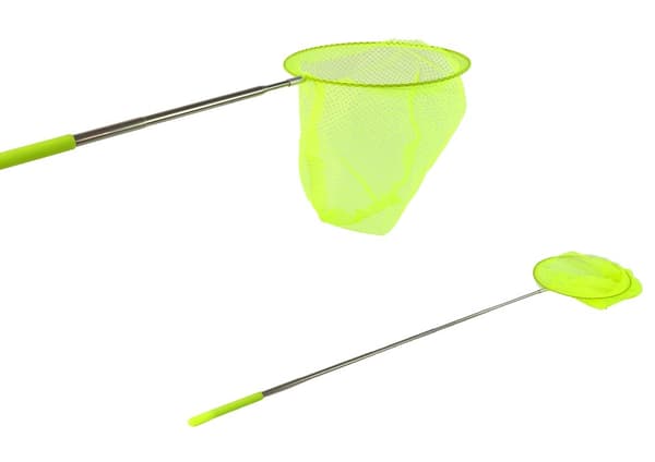 Sommerfugle insektnet, foldbart, teleskopisk, 85 cm, gult