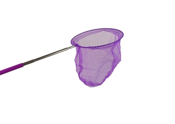 Sommerfugle insektnet, foldbart, teleskopisk, 85 cm, lilla