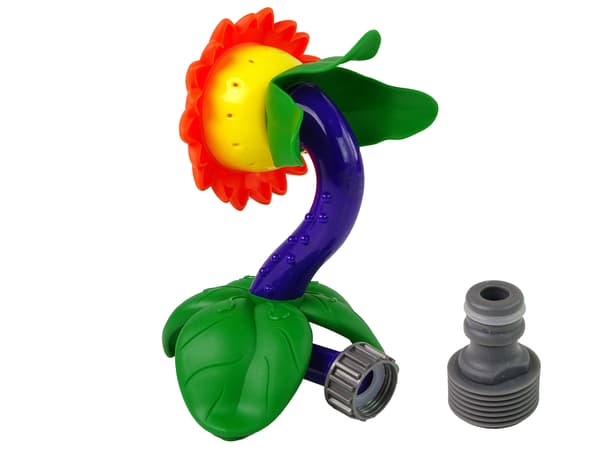 Trädgård fontän för barn blomma sommar sprinkler