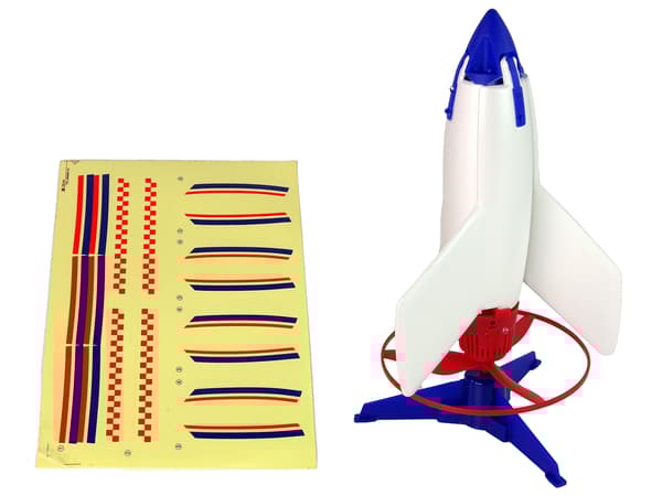 Rocket Launcher Flying Charger Hvid 21 cm