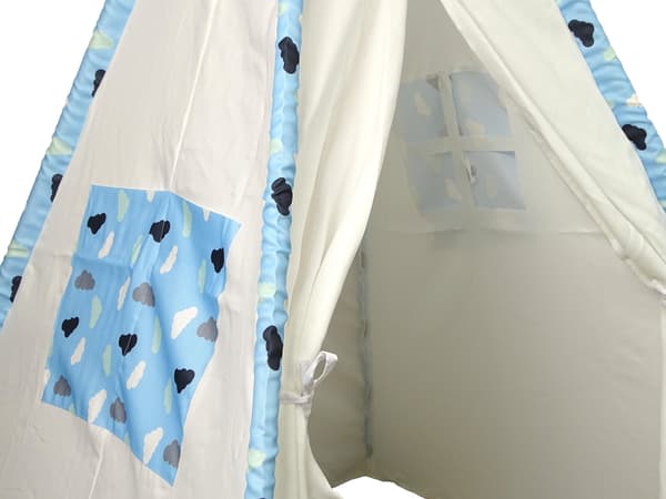 Hustält för barn Tipi Indian Clouds Waterproof Garden
