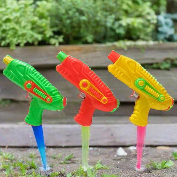 Small Water Blaster x 3 Various Colours