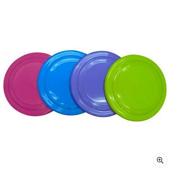 Childrens Flying Disks x 4 Various Colours