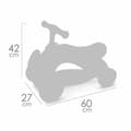 Miniatyrbillede 8 af 10: Tricycle Decuevas Coco Light grey 60 x 27 x 42 cm
