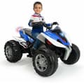 Miniatyrbild 4 av 8: Electric Quad Injusa Rage Light Blue White 12 V