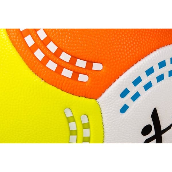 SportX Beach Football 22 cm Orange/Gul/Vit