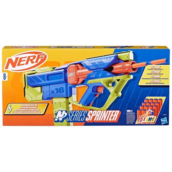 Nerf N-serien Sprinter Blaster + 16 pilar