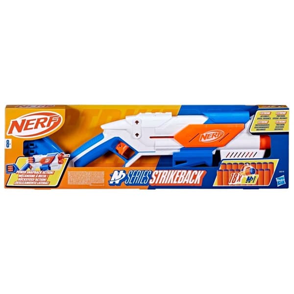 Nerf N Series Strikeback Blaster + 18 pile