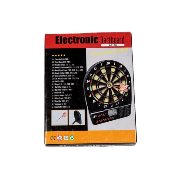 Mini elektronisk darttavla + 4 pilar