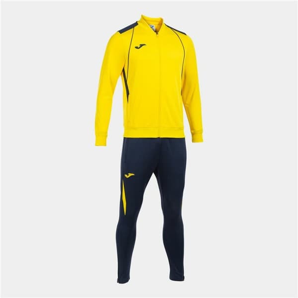 Children’s Tracksuit Joma Sport Championship VII Yellow Navy Blue 2 Pieces