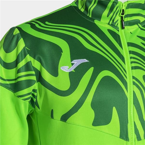 Children’s Tracksuit Joma Sport Lion II Black Green 2 Pieces