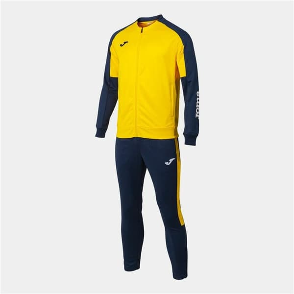 Children’s Tracksuit Joma Sport Eco Championship Yellow Navy Blue 2 Pieces