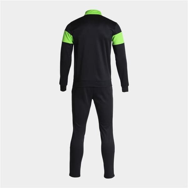 Children’s Tracksuit Joma Sport Danubio III Black Green 2 Pieces