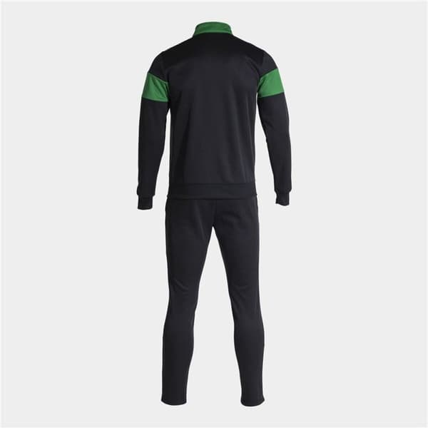 Children’s Tracksuit Joma Sport Danubio III Black Green 2 Pieces