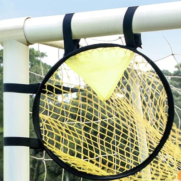 Träningsnät för fotbollsmål （Gul/Svart）