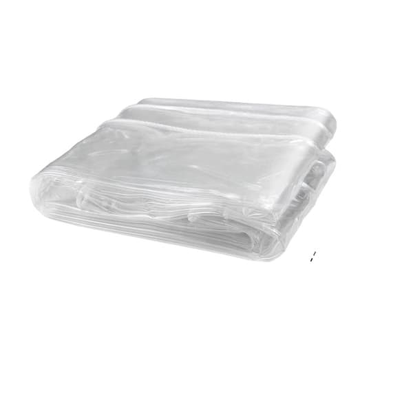 Transparent PVC presenning, regntæt, klar presenning regndække 3x4m380gsm