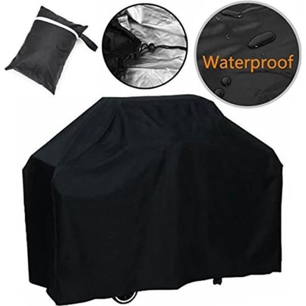 Grillskydd - Vattentät - Anti-UV - Polyester - Svart - 145x61x117cm