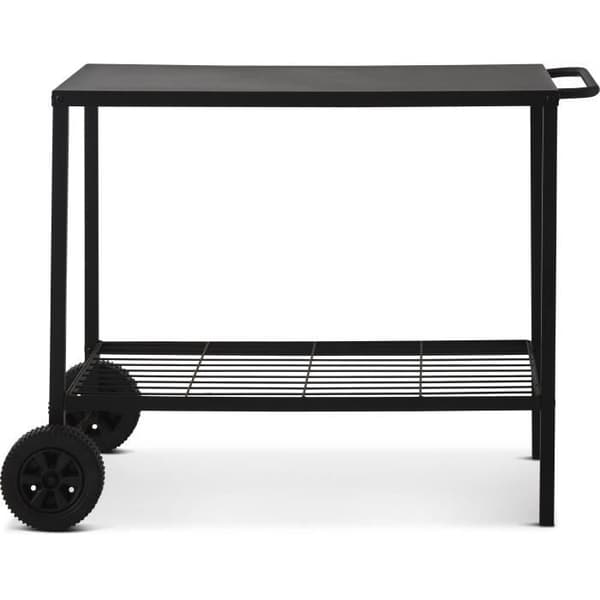 BRASERO planchavagn i stål - 100 cm - 2 hjul